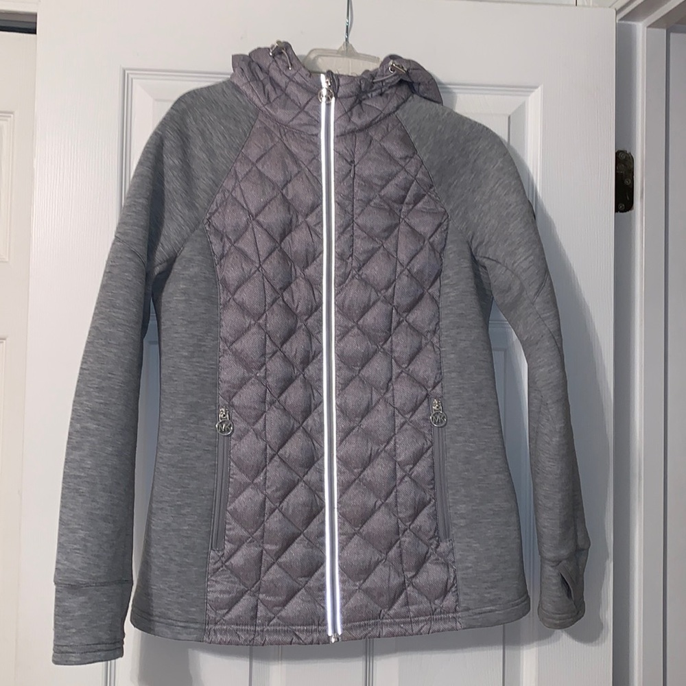 Michael Kors  Down and Jersey Knit Jacket